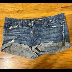 J Brand distressed denim shorts size 9/29